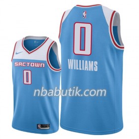 NBA Mænd Trøje Sacramento Kings Troy Williams 0 2018-19 Nike City Edition Blå Swingman